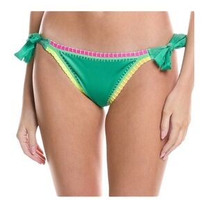 Ferrarini x Pq Crochet-Trim Bikini Bottoms NWT